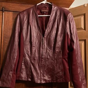 Lightweight leather jacket